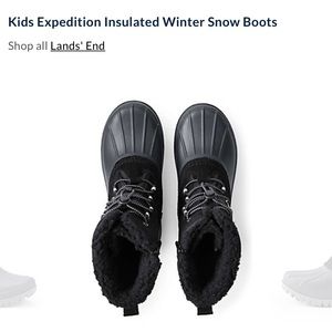 Kids Expedition Insulated Winter Snow Boots